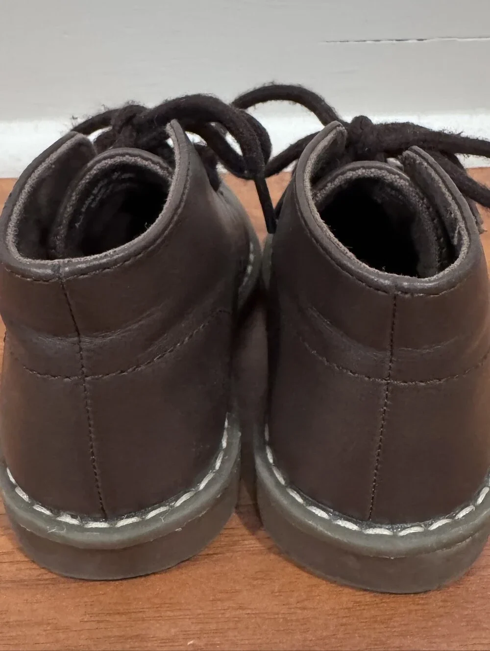 Boys Dark Brown Chukka Boots